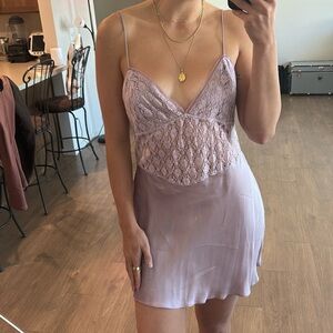 Brand new Free People lilac slip dress, size M
